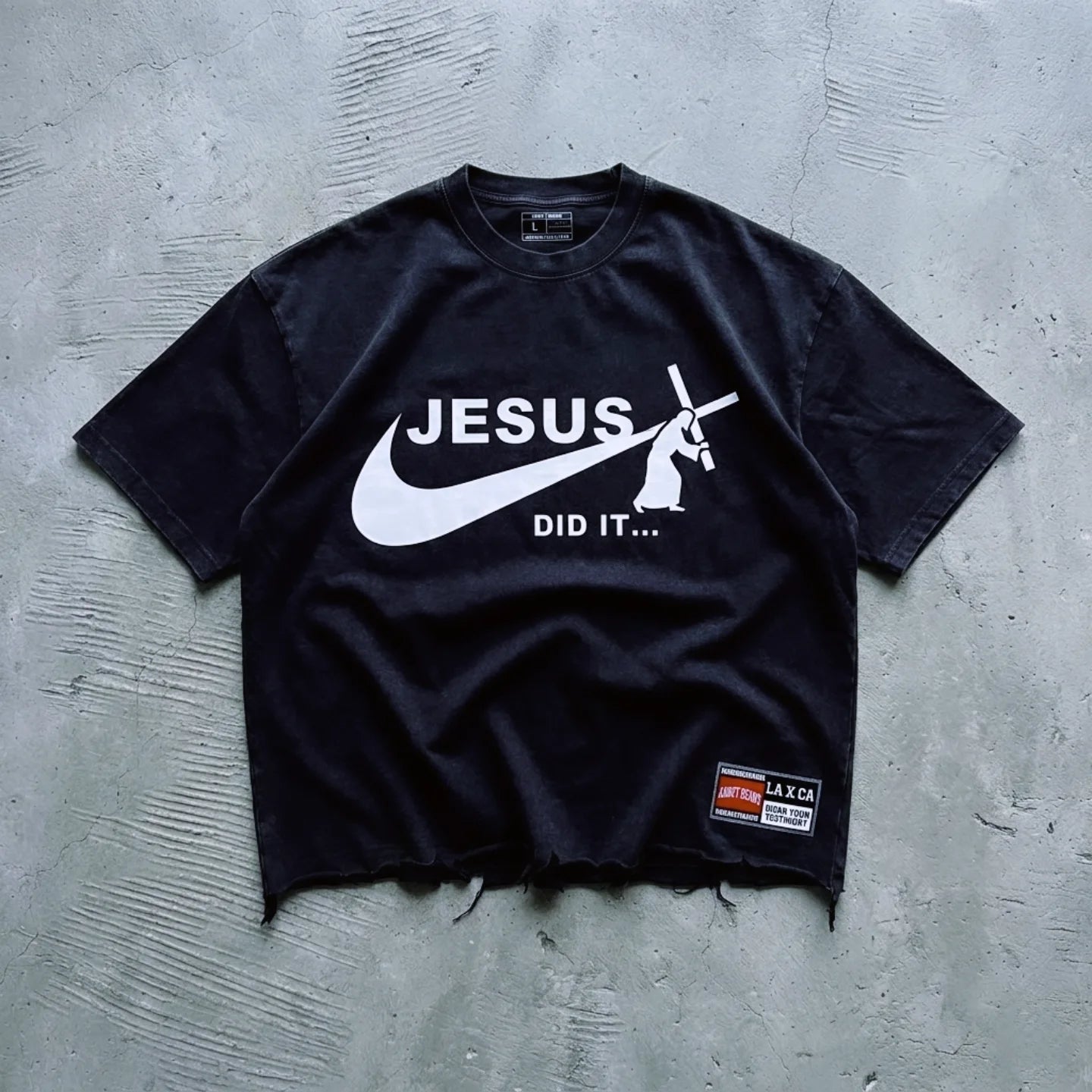 Jesus Did It Cropped Graphic Tee(COMING SOON)