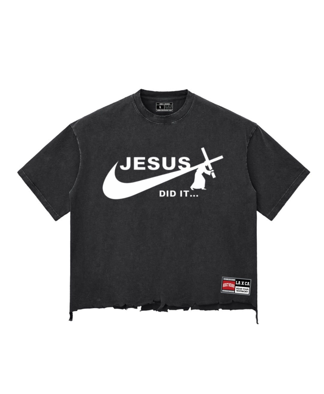 Jesus Did It Cropped Graphic Tee(COMING SOON)